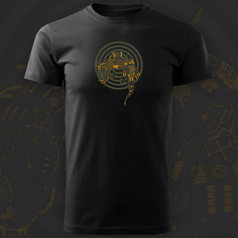 Tričko tekno pánské Lizard