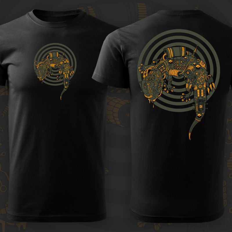 Tričko tekno pánské Lizard