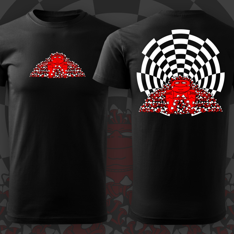 Tričko tekno pánské Psychedelic