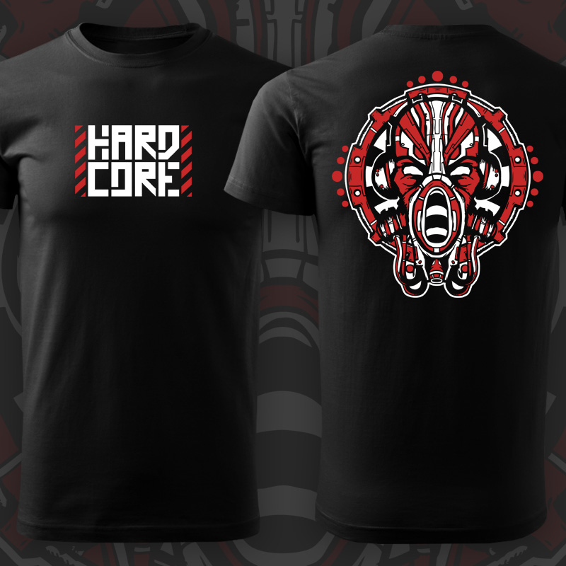 Tričko tekno pánské Hardcore