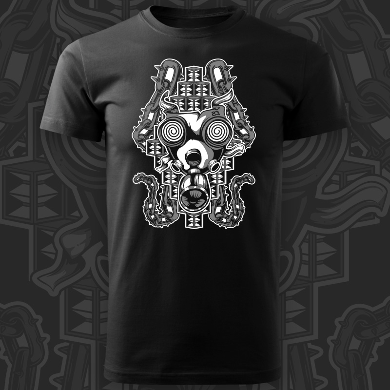 Tričko tekno pánské Sound system