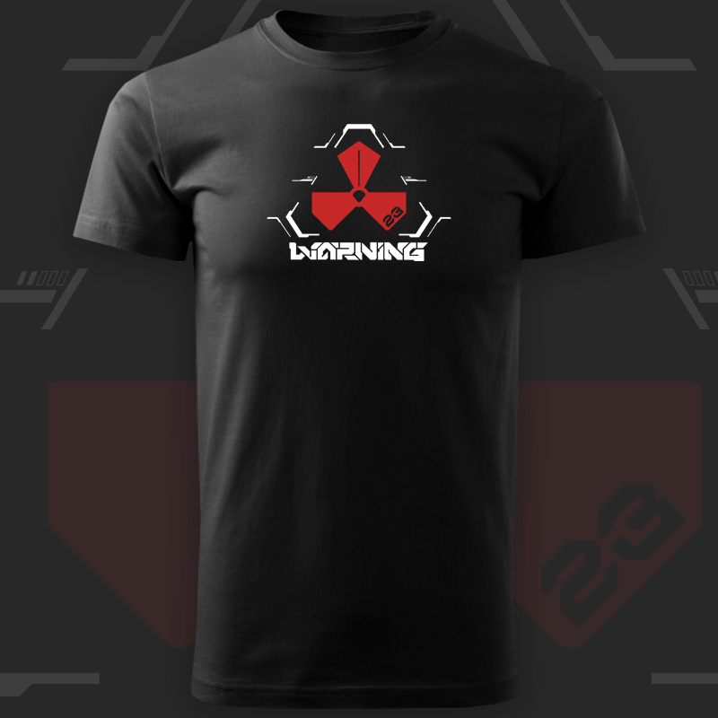 Tričko tekno pánské Warning