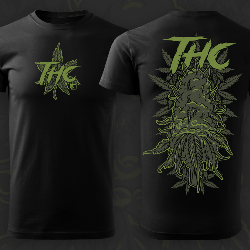 Tričko tekno pánské THC