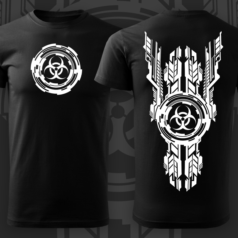 Tričko tekno pánské Biohazard