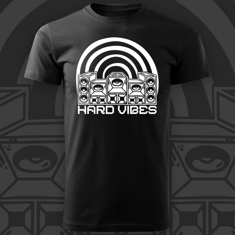 Tričko tekno pánské Hard vibes