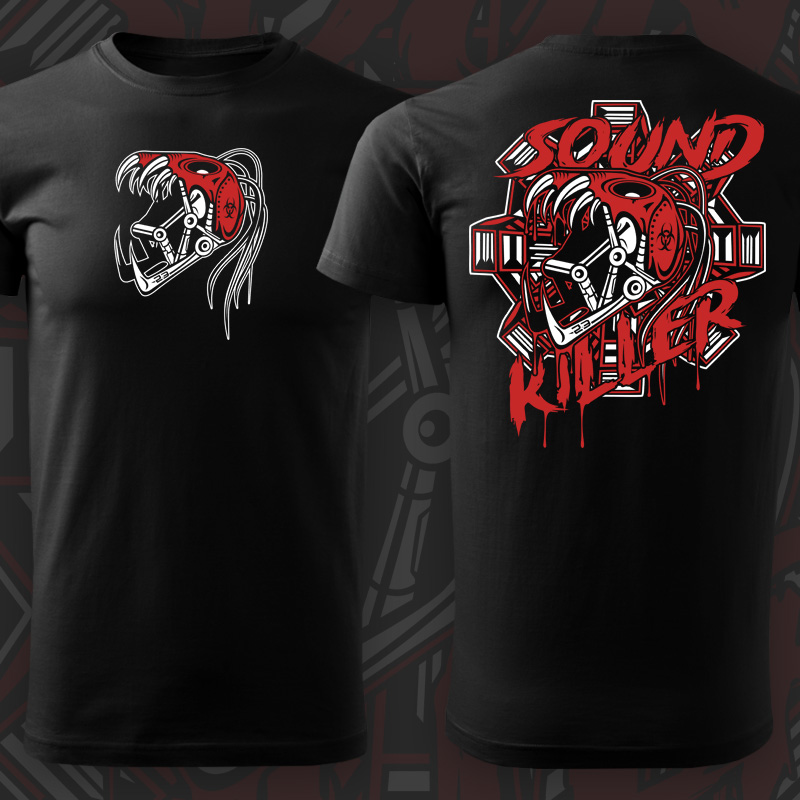 Tričko tekno pánské Sound killer