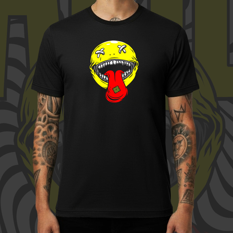 Tričko tekno pánské Acid smile