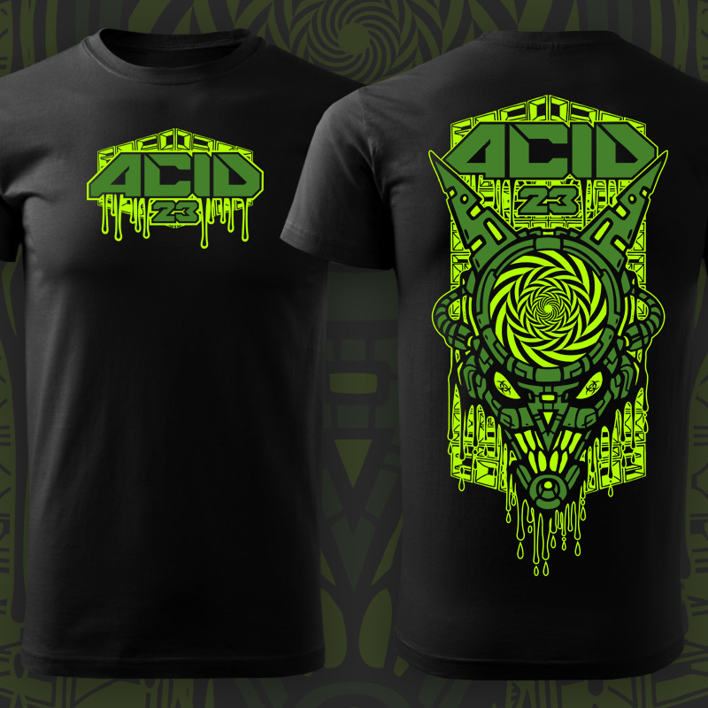 Tričko tekno pánské Acid