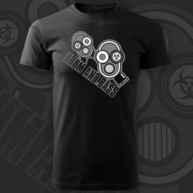 Tričko dnb, drum and bass pánské