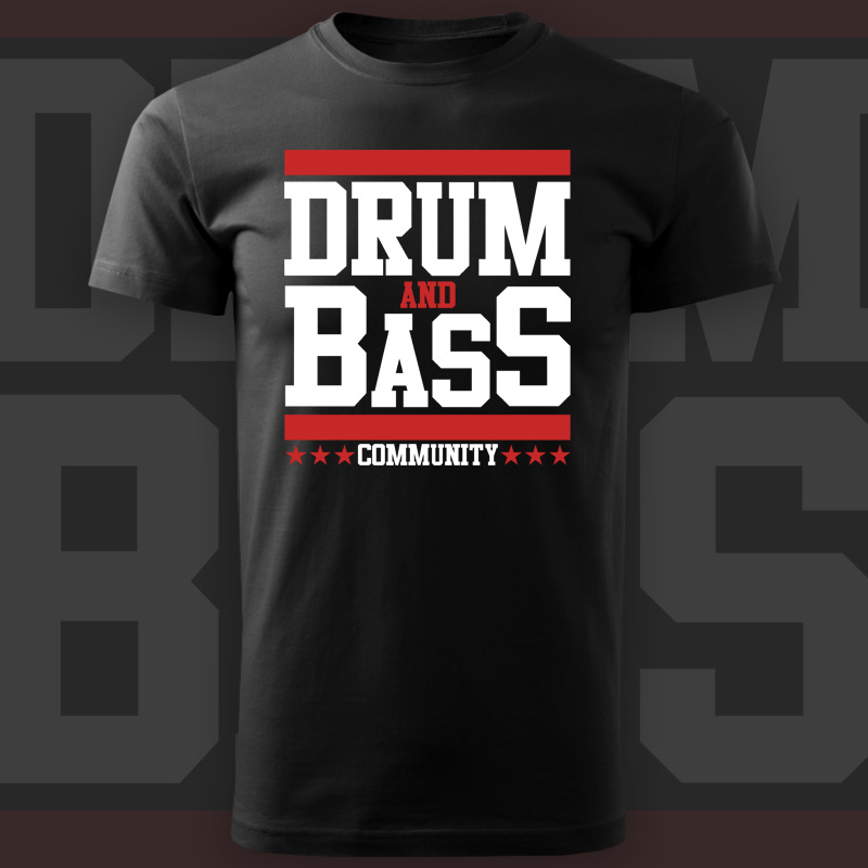 Tričko dnb, drum and bass pánské