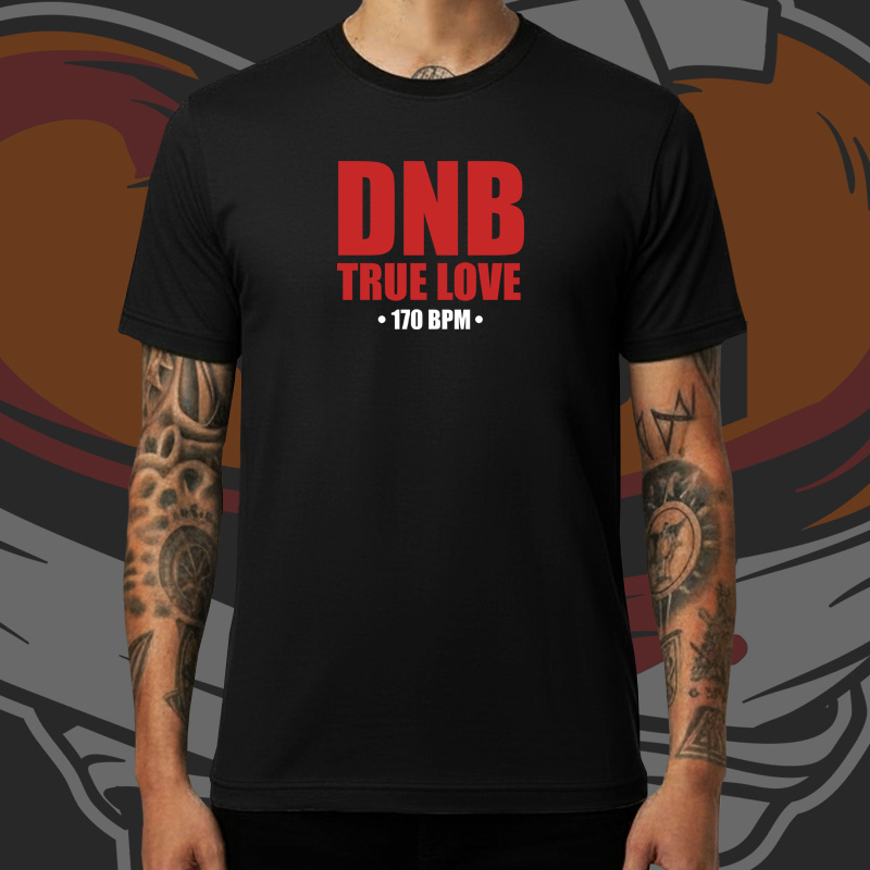 Tričko dnb, drum and bass pánské Love