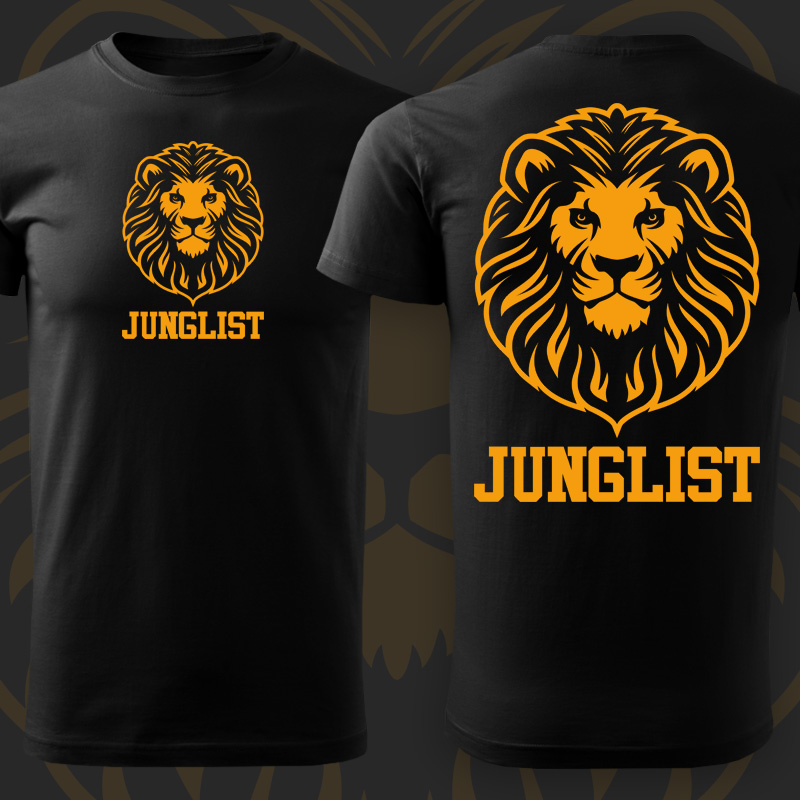 Tričko dnb, drum and bass pánské Junglist