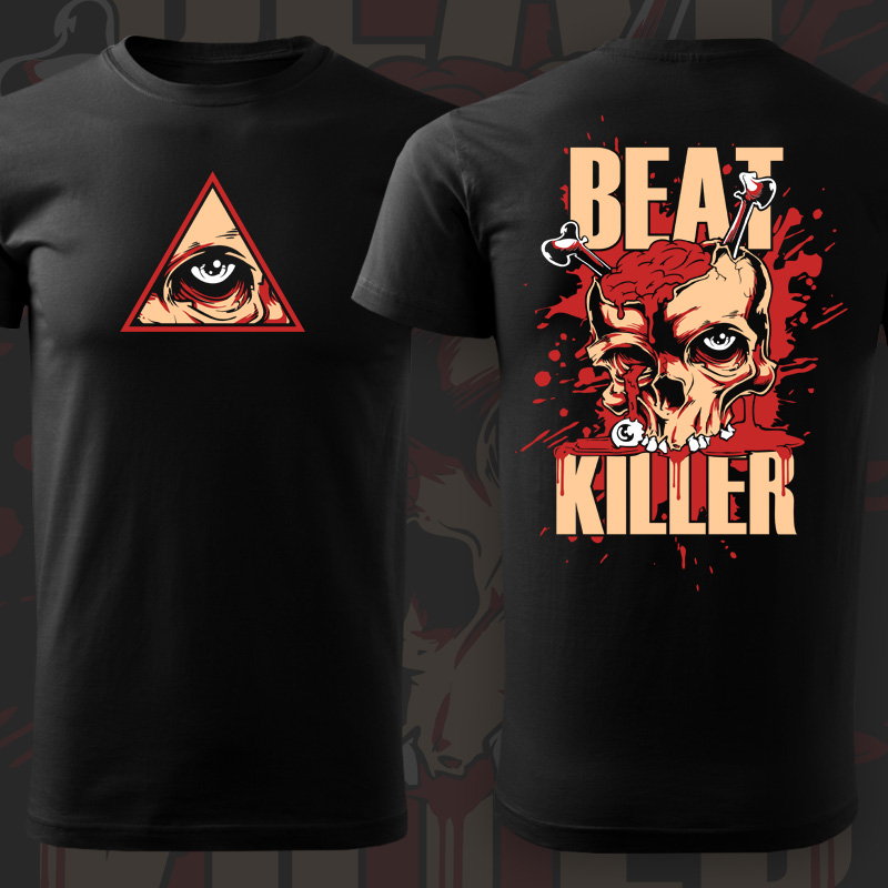 Tričko dnb, drum and bass pánské Beat killer