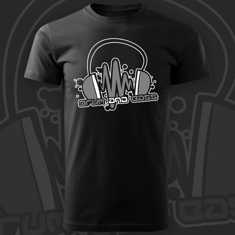 Tričko dnb, drum and bass pánské