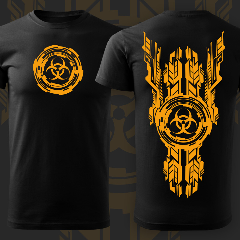 Tričko dnb, drum and bass pánské Biohazard