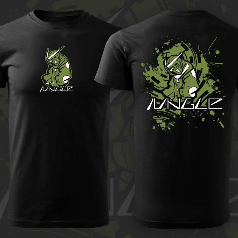 Tričko dnb, drum and bass pánské Jungle 