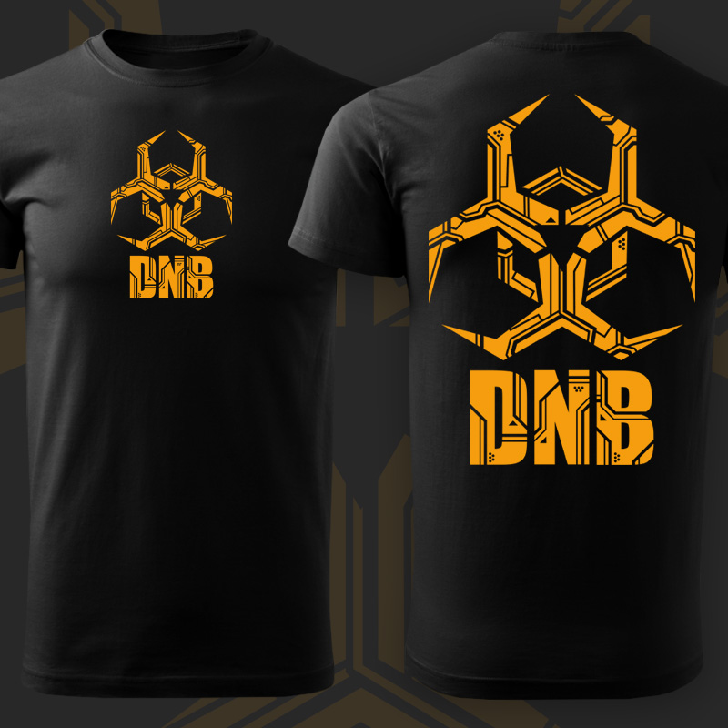 Tričko dnb, drum and bass pánské Biohazard
