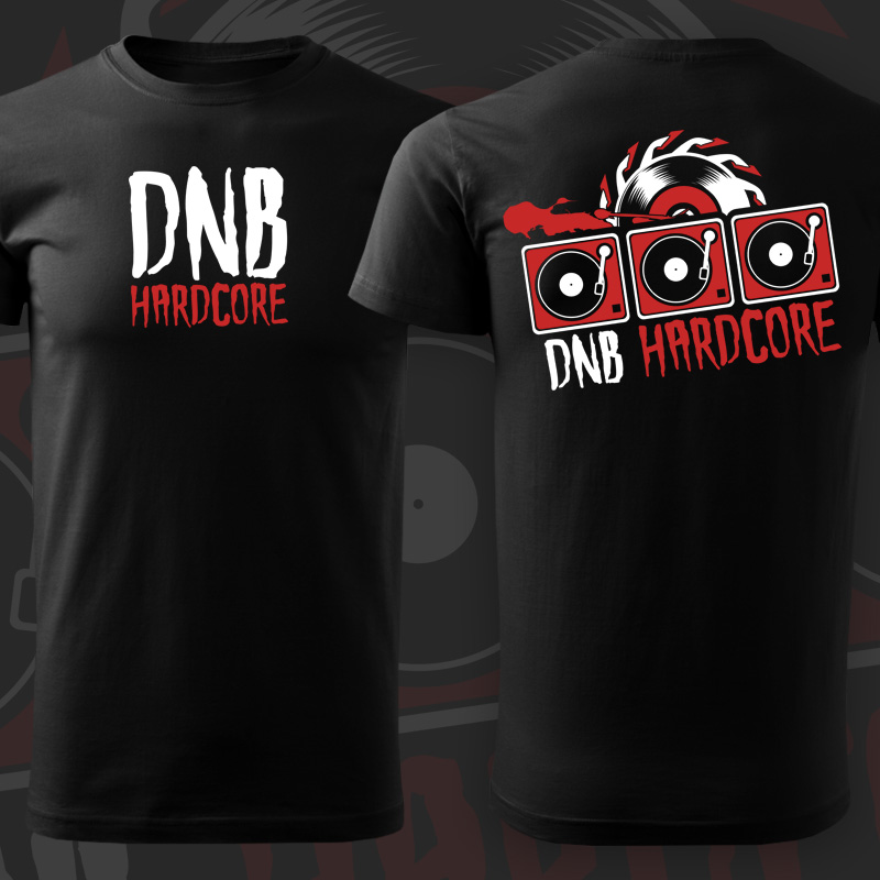 Tričko dnb, drum and bass pánské Hardcore