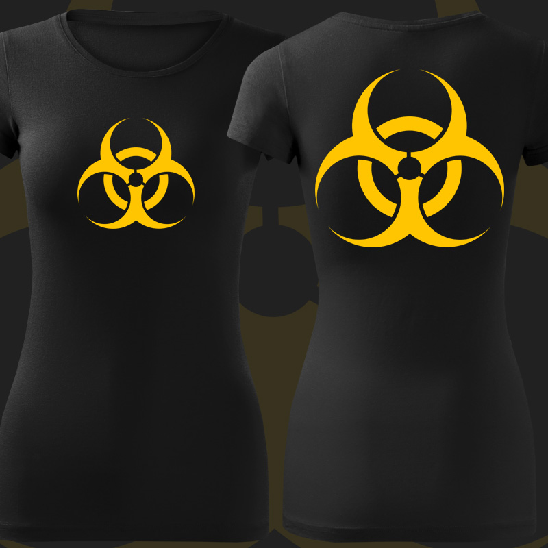 Tričko dnb, drum and bass dámské Biohazard