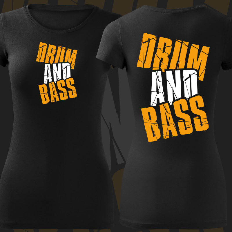 Tričko dnb, drum and bass dámské