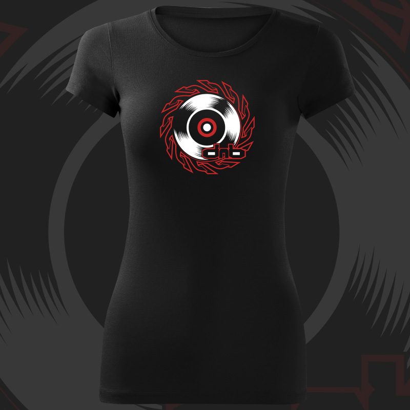 Tričko dnb, drum and bass dámské Saw