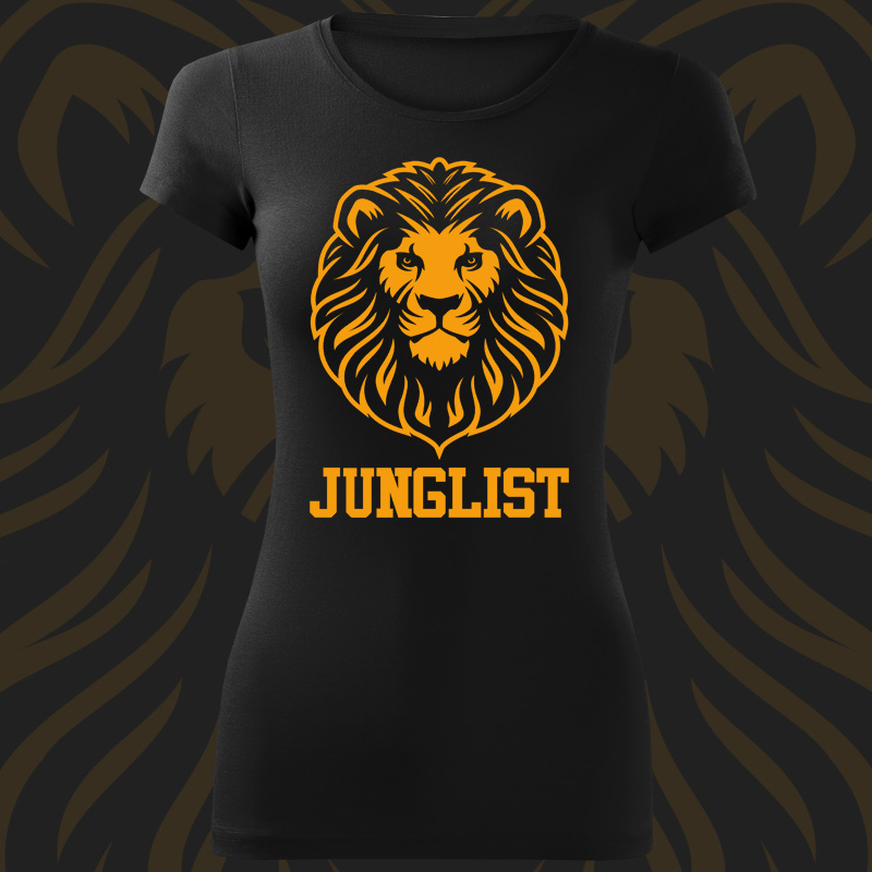 Tričko dnb, drum and bass dámské Junglist