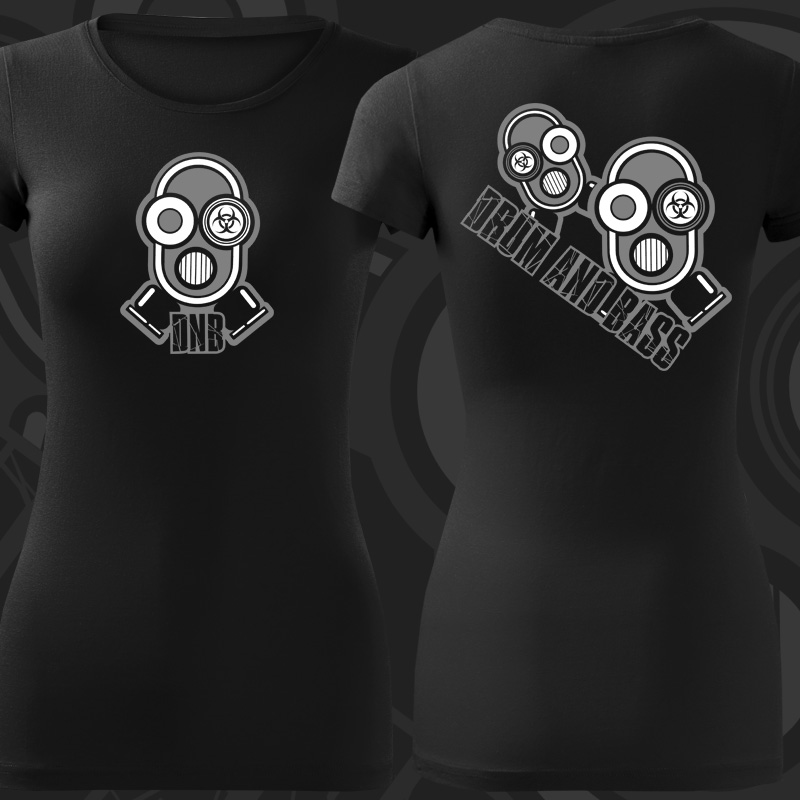 Tričko dnb, drum and bass dámské