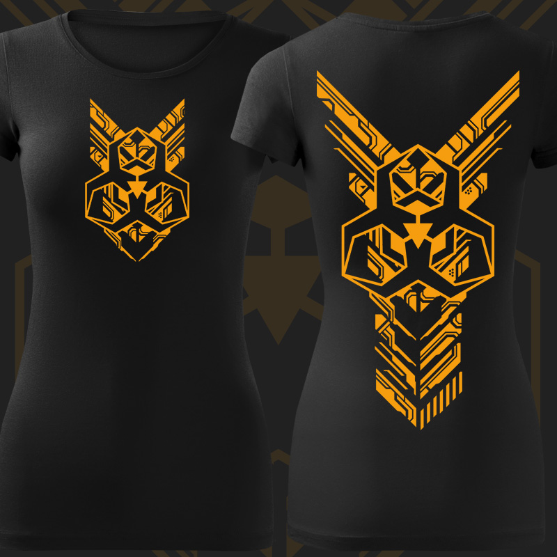 Tričko dnb, drum and bass dámské Biohazard