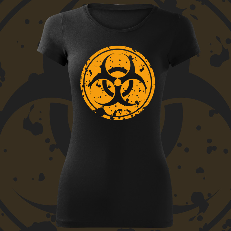 Tričko dnb, drum and bass dámské Biohazard