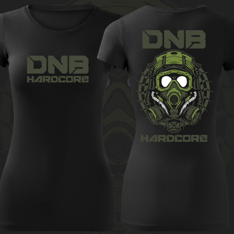 Tričko dnb, drum and bass dámské 