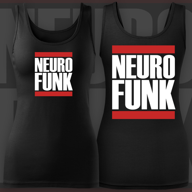 Tílko dnb, drum and bass dámské Neurofunk