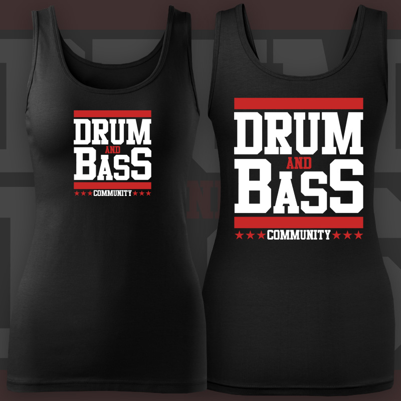 Tílko dnb, drum and bass dámské