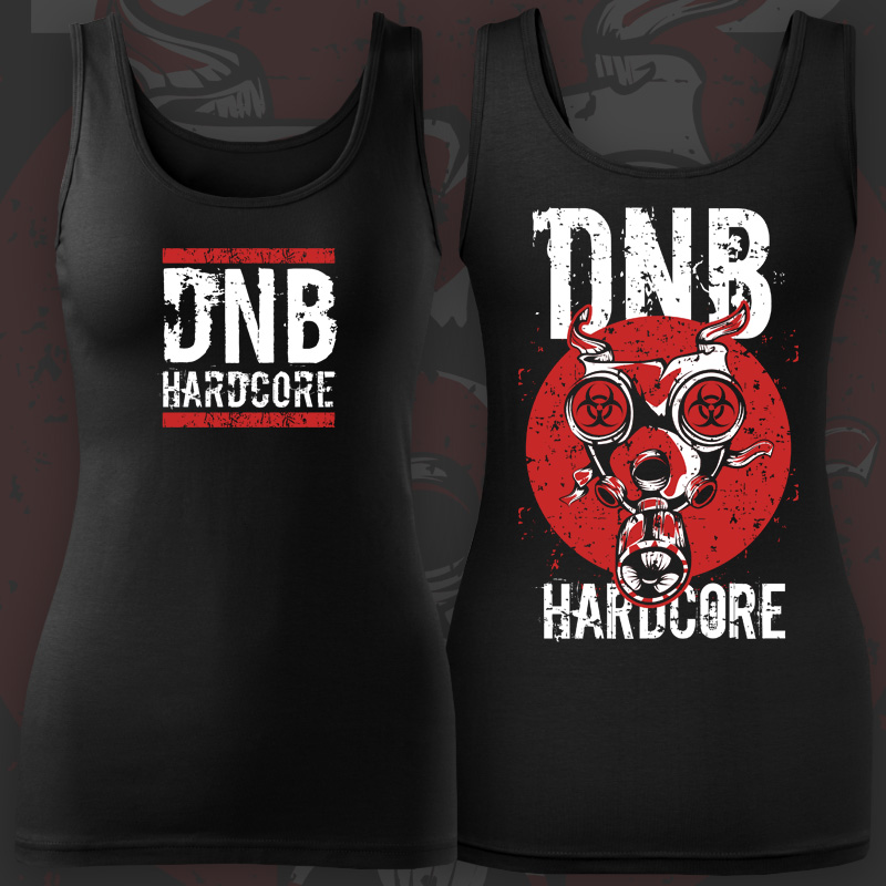 Tílko dnb, drum and bass dámské Hardcore