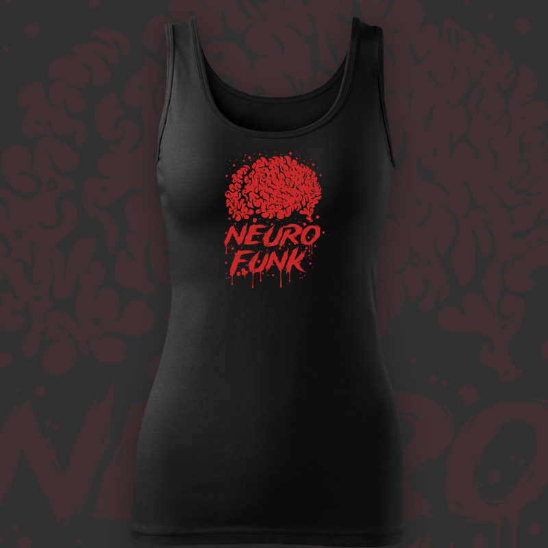 Tílko dnb, drum and bass dámské Neurofunk