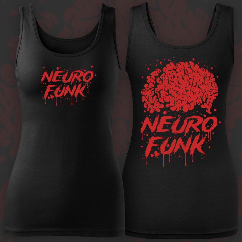 Tílko dnb, drum and bass dámské Neurofunk