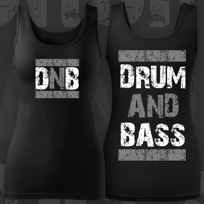 Tílko dnb, drum and bass dámské 