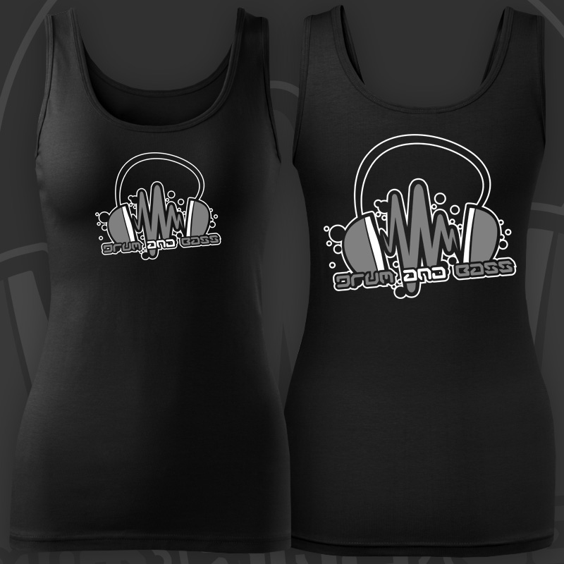 Tílko dnb, drum and bass dámské Phones