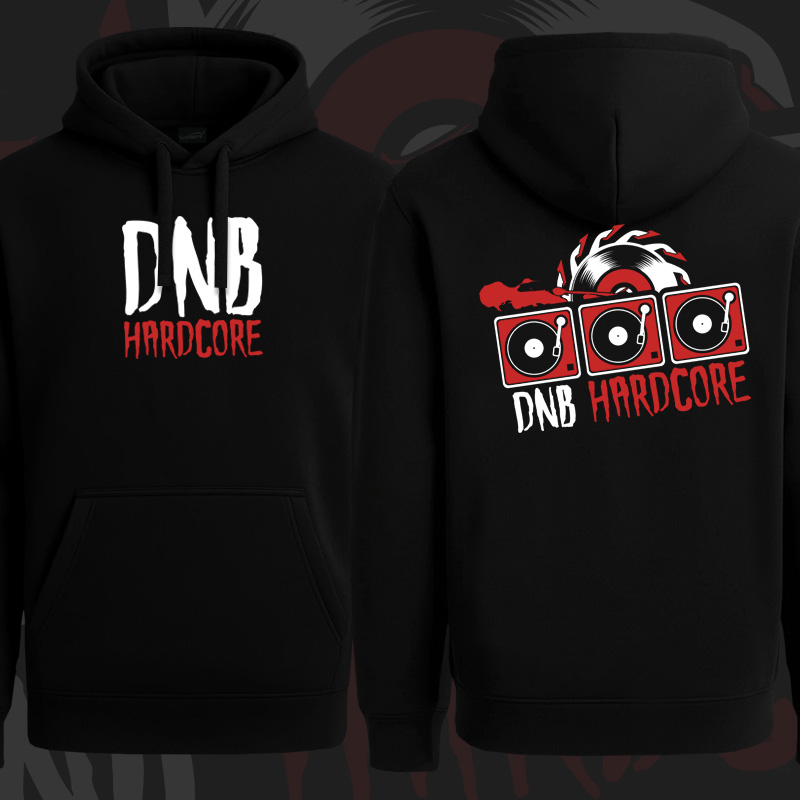 Mikina dnb, drum and bass klokanka Hardcore