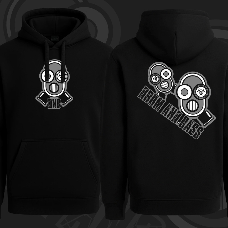 Mikina dnb, drum and bass klokanka