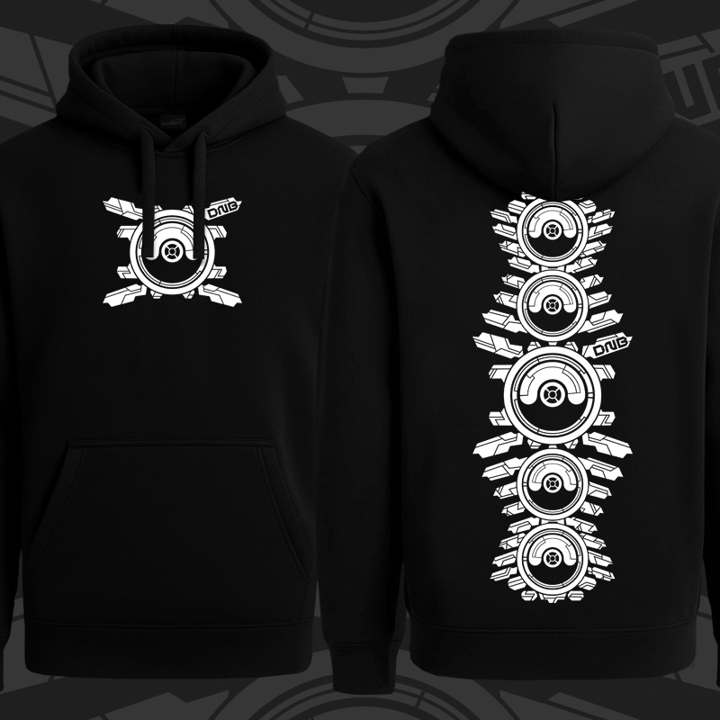 Mikina dnb, drum and bass klokanka