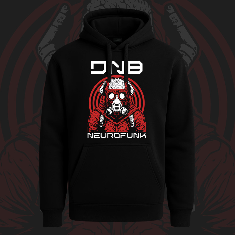 Mikina dnb, drum and bass klokanka Neurofunk