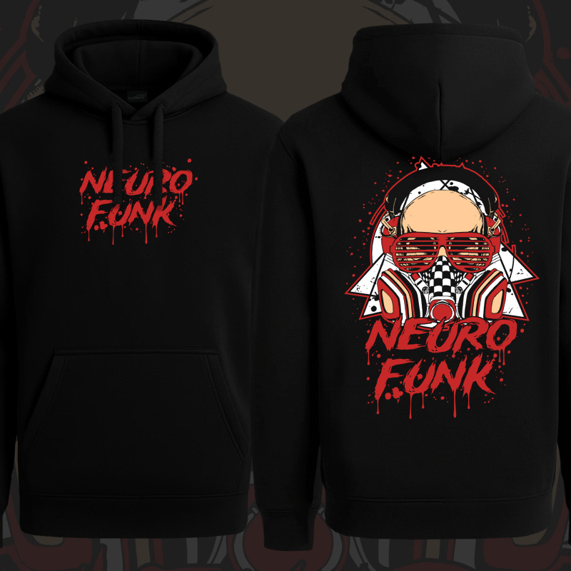 Mikina dnb, drum and bass klokanka Neurofunk 