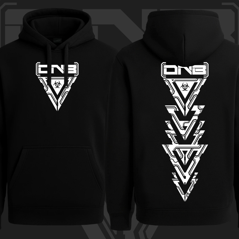 Mikina dnb, drum and bass klokanka Biohazard 