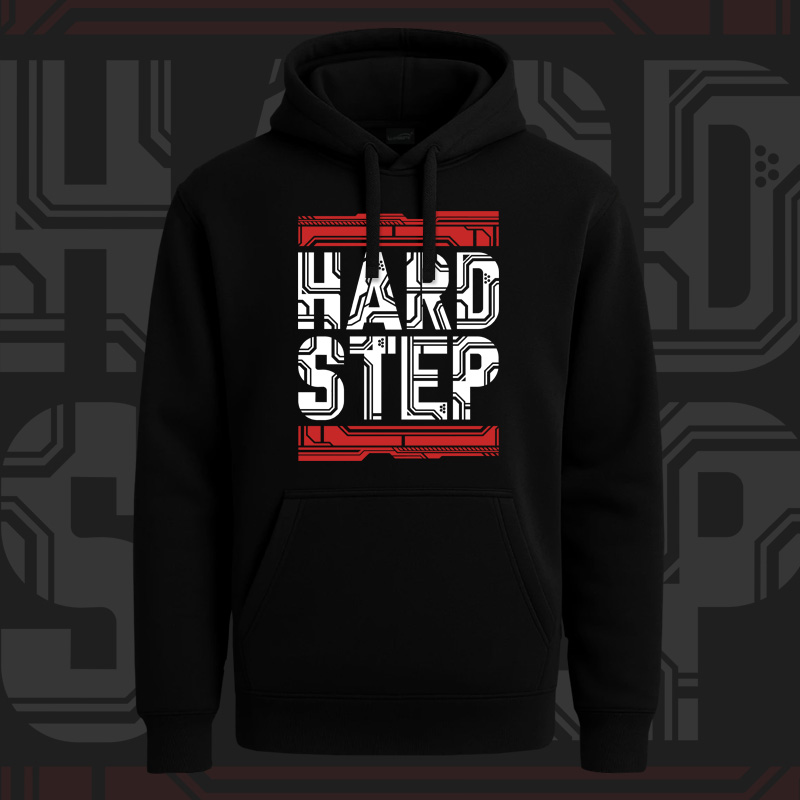Mikina dnb, drum and bass klokanka Hardstep