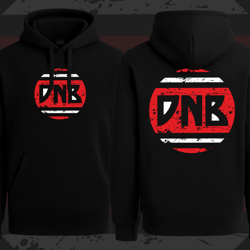 Mikina dnb, drum and bass klokanka