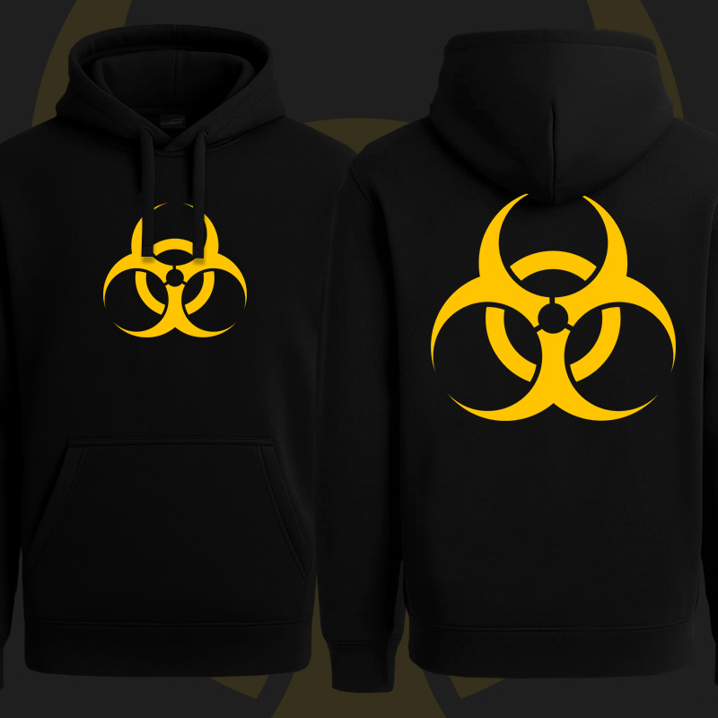 Mikina dnb, drum and bass klokanka Biohazard