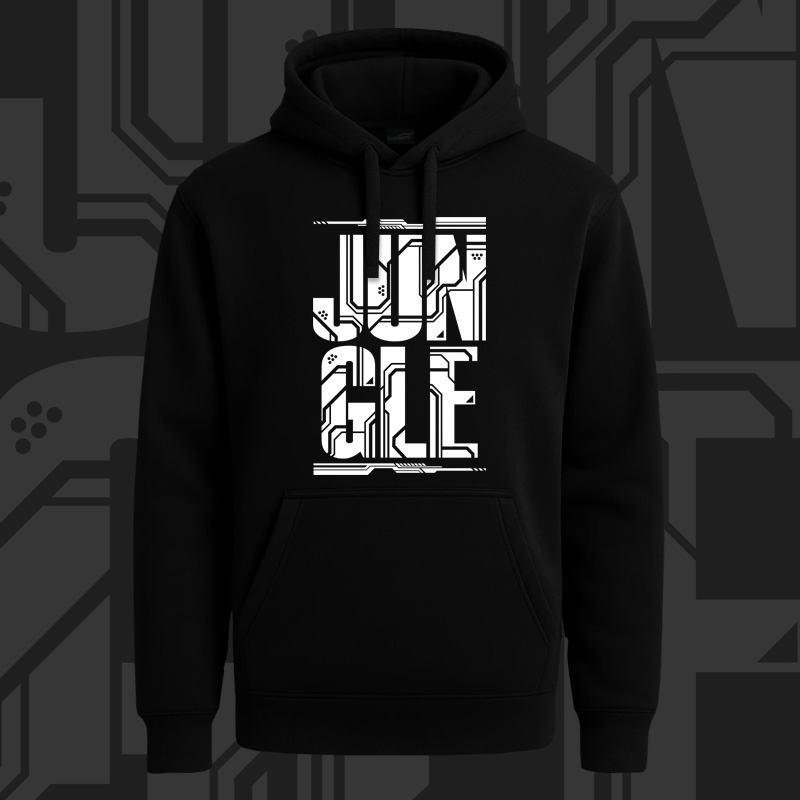 Mikina dnb, drum and bass klokanka Jungle