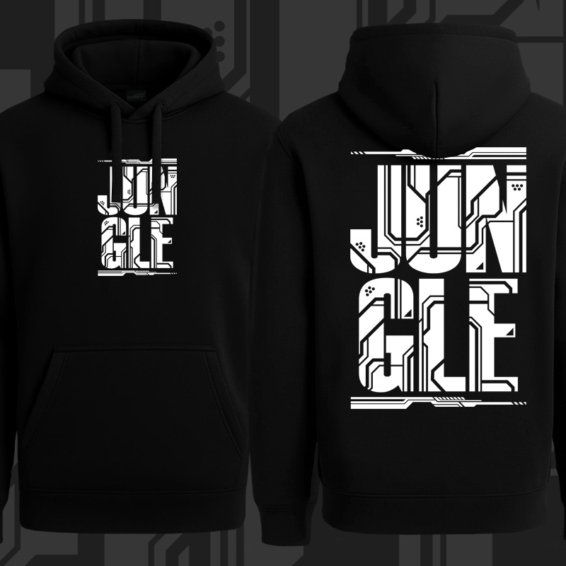 Mikina dnb, drum and bass klokanka Jungle