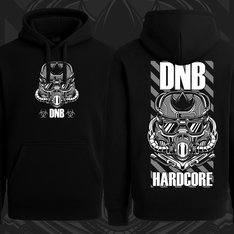 Mikina dnb, drum and bass klokanka 