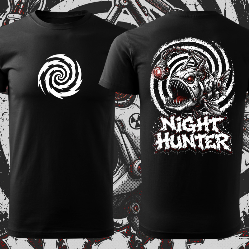 Tričko tekno pánské Night hunter